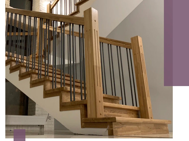 Реставрация деревянных и металлических лестниц в Сызрани