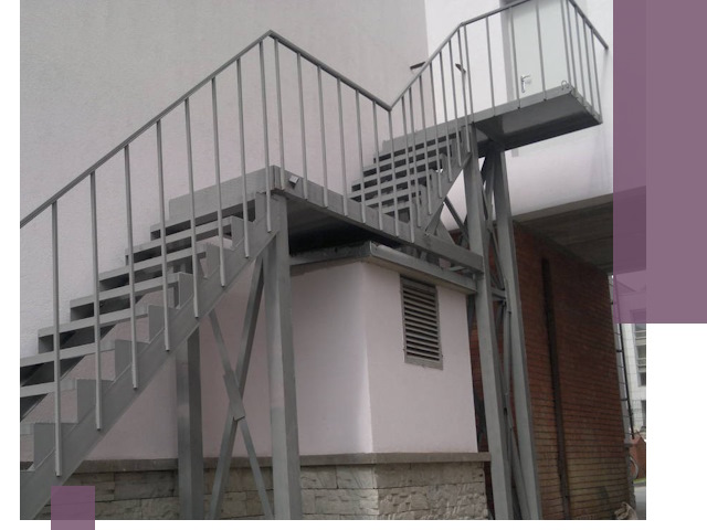 Монтаж пожарных лестниц под ключ в Сызрани с гарантией качества