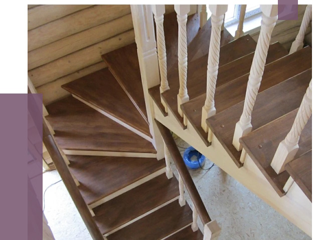 Реставрация деревянных лестниц в Сызрани от 4255 руб.