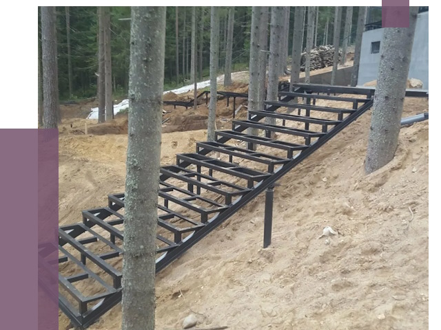 Монтаж металлических лестниц в Сызрани от 13422 руб. 