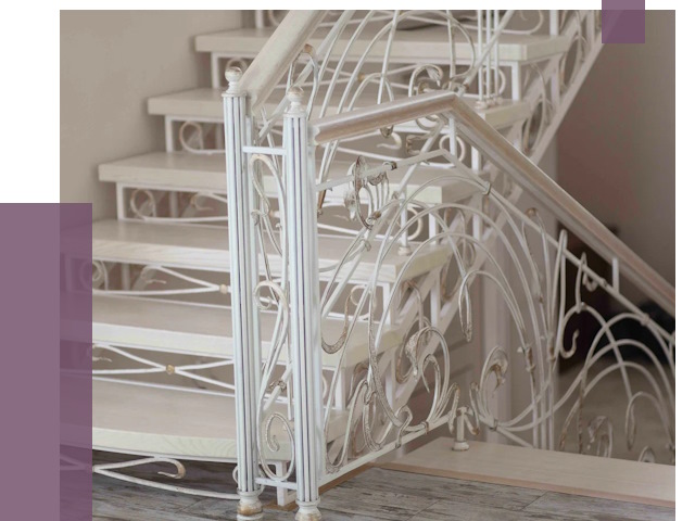 Изготовление кованых лестниц на заказ в Сызрани от 86105 руб. | ПРОЛЁТ-Сзр