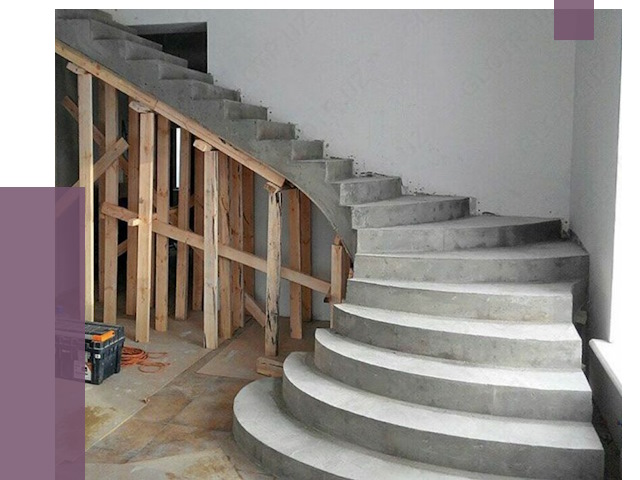 Изготовление бетонных лестниц под ключ в Сызрани от 19754 руб. | ПРОЛЁТ-Сзр