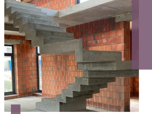 Изготовление бетонных лестниц под ключ в Сызрани