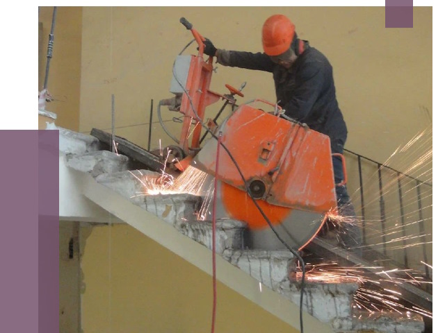 Демонтаж бетонных лестниц в Сызрани от 4559 руб. за м2 | ПРОЛЁТ-Сзр