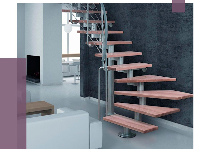 Модульные лестницы в Сызрани от 16715 руб. — купить в ПРОЛЁТ-Сзр