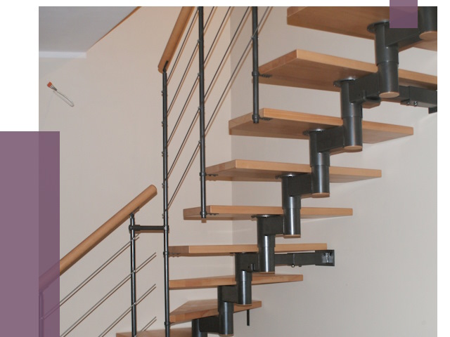 Изготовление модульных лестниц в Сызрани от 11396 руб. 