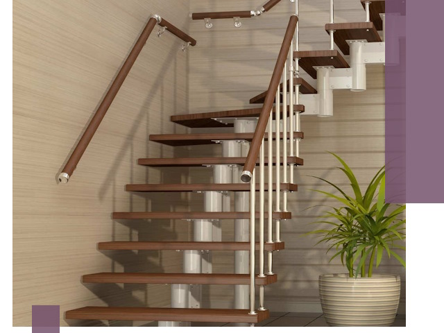 Изготовление модульных лестниц под ключ в Сызрани