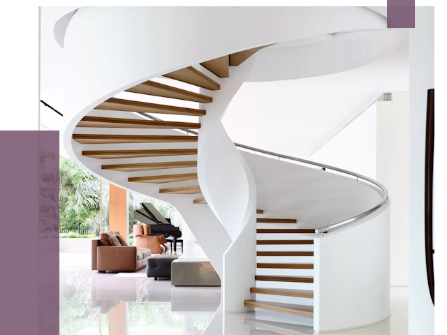 Винтовые лестницы в Сызрани под ключ от 48118 руб. | ПРОЛЁТ-Сзр