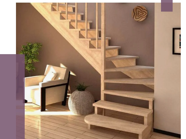 Изготовление Г-образных лестниц в Сызрани от 18741 руб. 