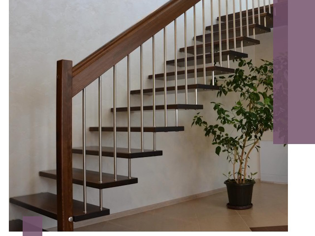 Лестницы на больцах под ключ в Сызрани – изготовление и монтаж