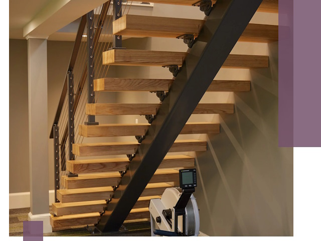 Лестницы на монокосоурах под ключ в Сызрани - изготовление и монтаж