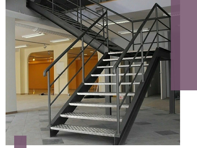 Лестницы для офиса в Сызрани: изготовление, монтаж, демонтаж