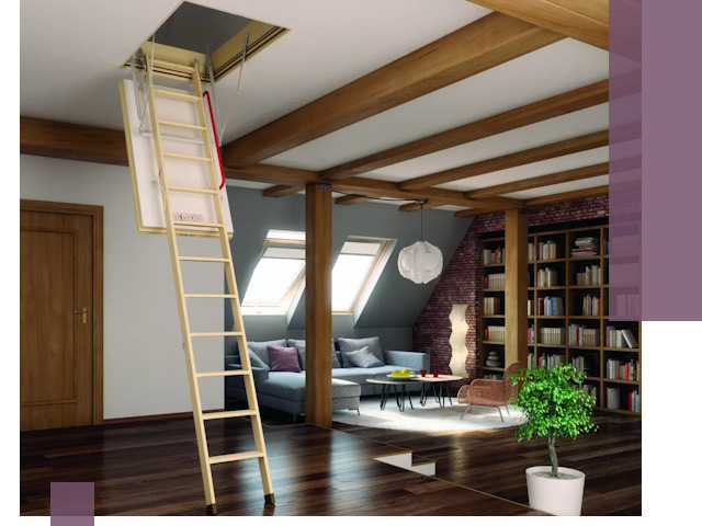 Чердачные лестницы под ключ в Сызрани: изготовление и монтаж