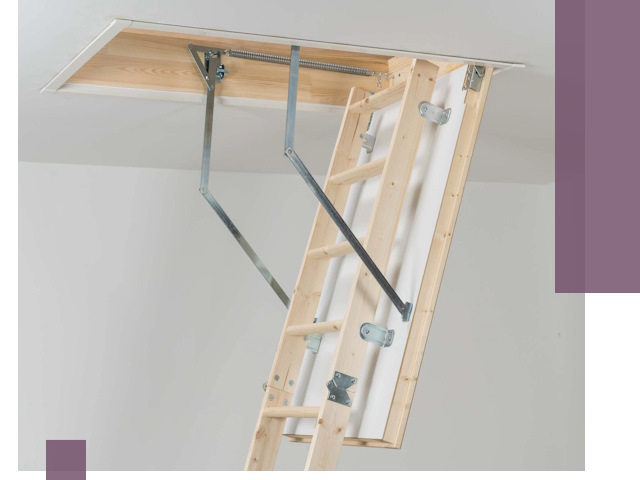 Установка чердачной лестницы под ключ в Сызрани