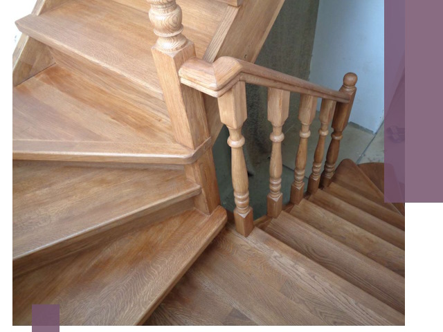 Дубовые лестницы под ключ в Сызрани: изготовление и монтаж