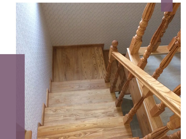 Сосновые лестницы в Сызрани под ключ от 8003 руб.  | ПРОЛЁТ-Сзр