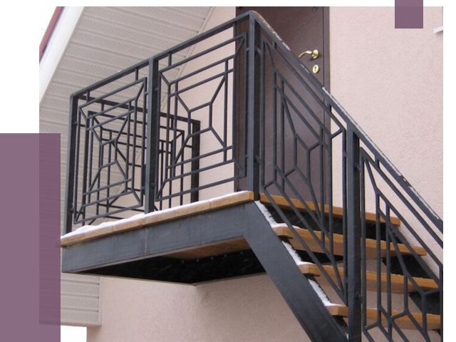 Металлические перила в Сызрани от 4255 руб.  | ПРОЛЁТ-Сзр