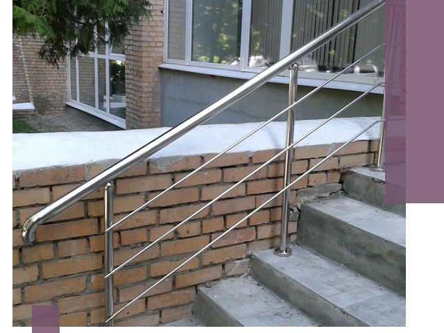 Перила из нержавеющей стали высокого качества в Сызрани