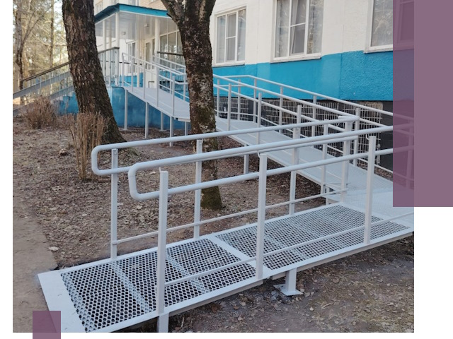 Пандусы под ключ в Сызрани: изготовление, монтаж и демонтаж
