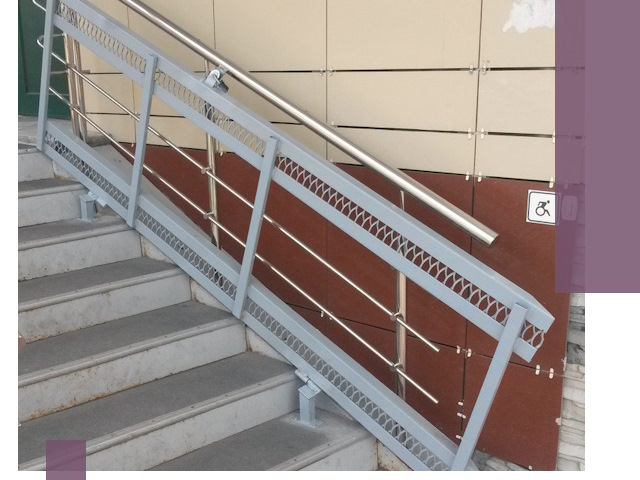 Изготовление откидных пандусов под ключ в Сызрани