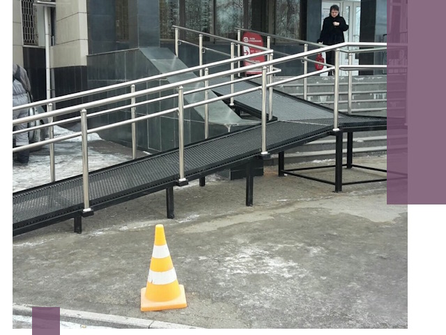 Стационарные пандусы под ключ в Сызрани — изготовление и монтаж