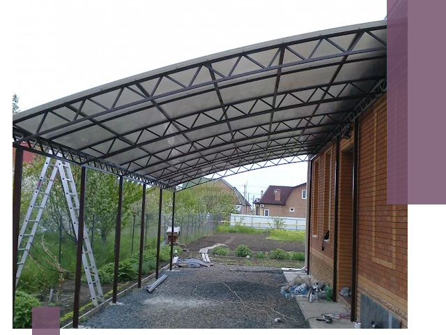 Профессиональный монтаж навесов под ключ в Сызрани