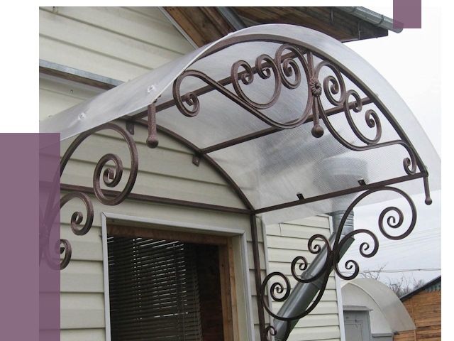 Изготовление козырьков в Сызрани от 7294 руб. — заказать | ПРОЛЁТ-Сзр