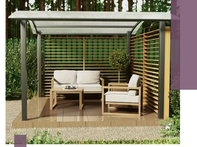 Навесы для дачи в Сызрани: изготовление, монтаж и демонтаж