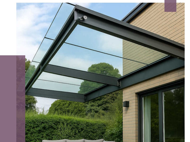 Стеклянные навесы и козырьки в Сызрани от 12156 руб.