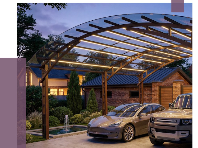 Металлические навесы в Сызрани от 12561 руб. под ключ — ПРОЛЁТ-Сзр