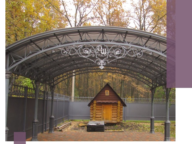 Кованые навесы премиум-класса под заказ в Сызрани