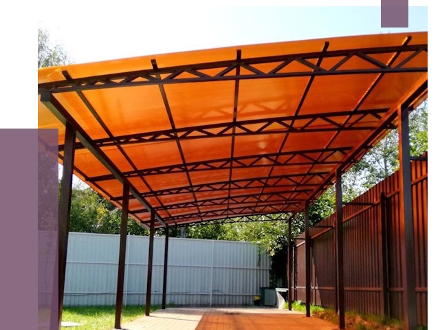 Односкатные навесы под ключ в Сызрани от 13017 руб. 