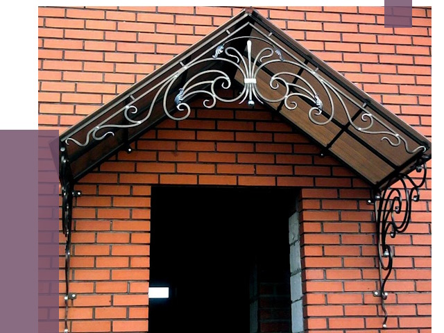 Металлические козырьки в Сызрани от 10586 руб. 