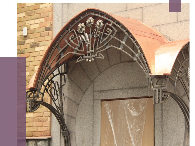 Арочные козырьки в Сызрани от 14435 руб. 