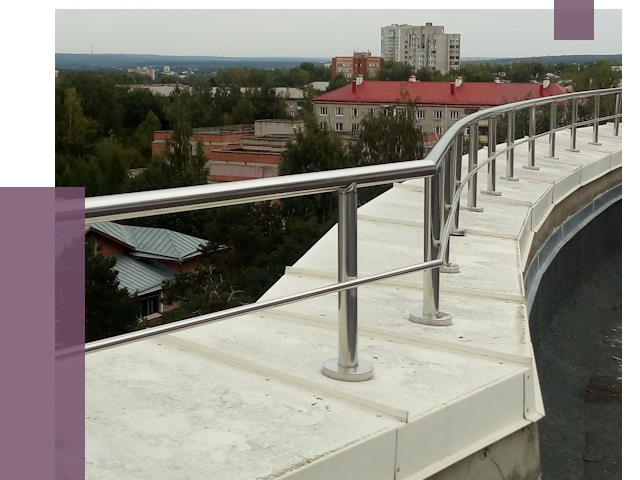 Парапеты и ограждения кровли в Сызрани от 4913 руб.