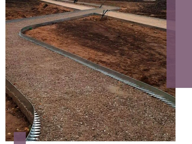 Металлические бордюры под ключ в Сызрани — изготовление и монтаж