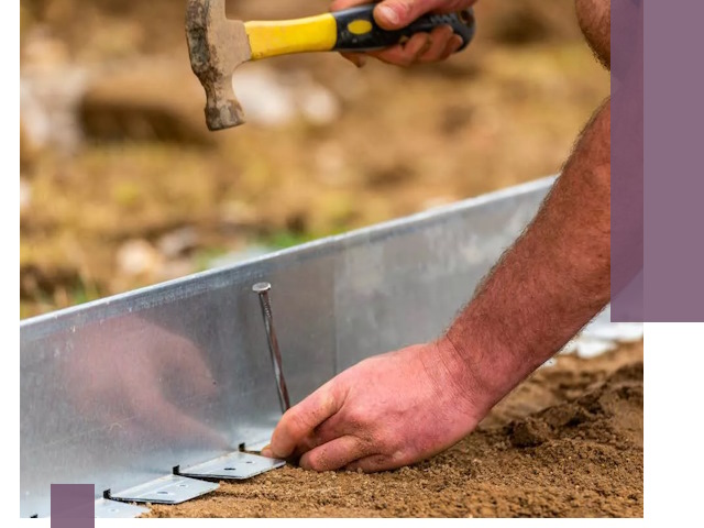 Монтаж металлических бордюров в Сызрани быстро и качественно