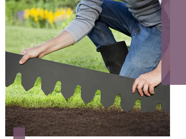 Металлические бордюры для газона в Сызрани — изготовление и монтаж