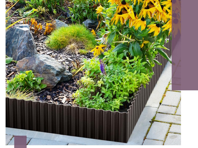 Металлические бордюры для клумб в Сызрани — производство и монтаж