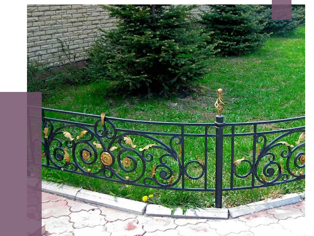 Кованые газонные ограждения в Сызрани от 7547 руб. — ПРОЛЁТ-Сзр