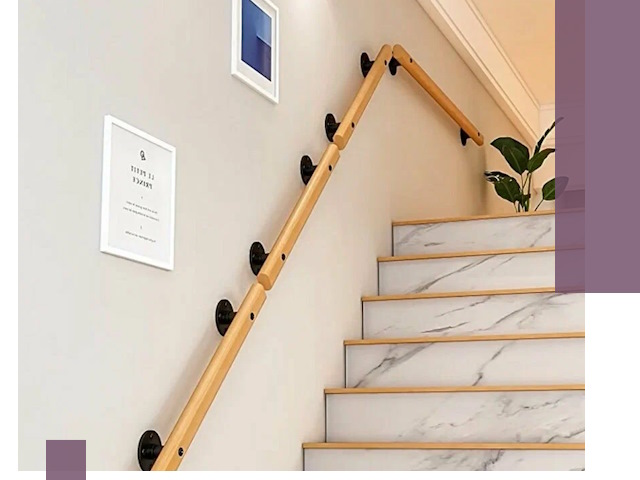 Поручни металлические и деревянные под ключ в Сызрани