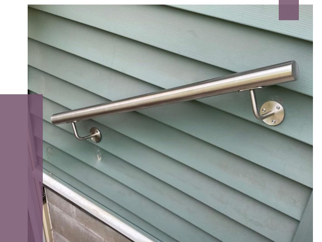 Поручни из нержавеющей стали в Сызрани от 7598 руб.  | ПРОЛЁТ-Сзр